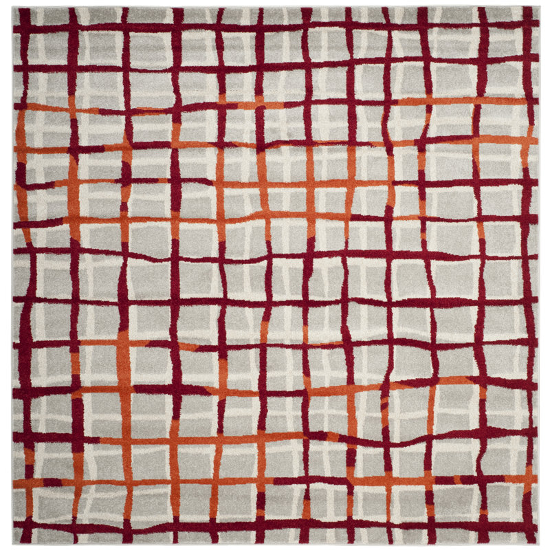 Seto Performance Abstract Rug, Square 7'