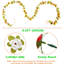 8 guirlandes de fleurs artificielles