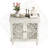 Vintage Hollow-Carved 2-Door Display Storage Sideboard-512195134