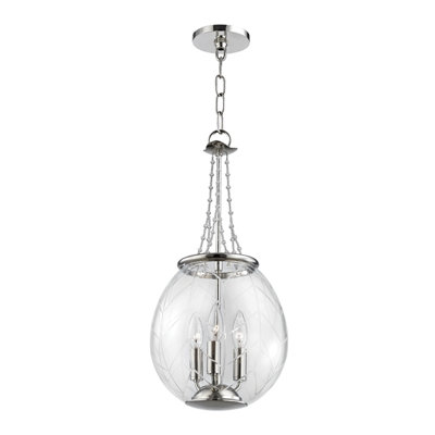 Luminaire suspendu géométrique à 3 lumières Pierce