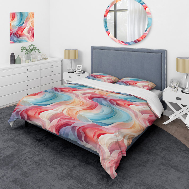 Ensemble de housse de couette Mirage, Housse de couette pour très grand lit et 2 très