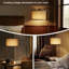 Lampe de table rétro avec interrupteur rotatif à intensité variable et ports de charge USB C + A, table de chevet de chevet, lampe de bureau pour le salon, la chambre à coucher, le bureau, comprend une ampoule DEL de 9 W
