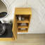 Armoire de rangement murale de 35 po de hauteur avec porte et tablettes