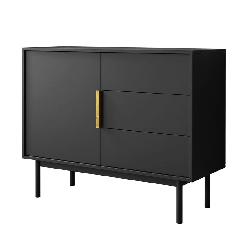 104cm Sideboard, Black