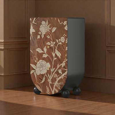 Armoire de rangement vintage avec portes doubles