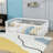 Full Wood Floor Bed With Fence-734320489