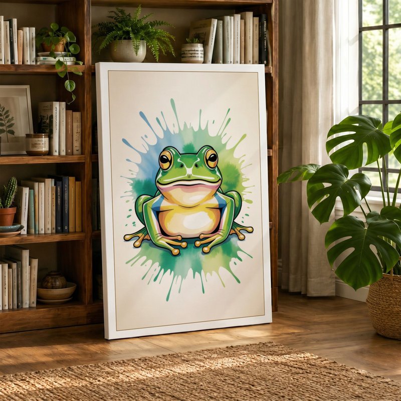 Print, 24x16 - 61.0 x 40.6 cm, Teal Border