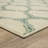 Woodbridge White/Blue Transitional Geometric Area Rug-18371790