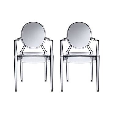 KARTELL Victoria Ghost 4857/B4 Trasparente Set 2 Sedie