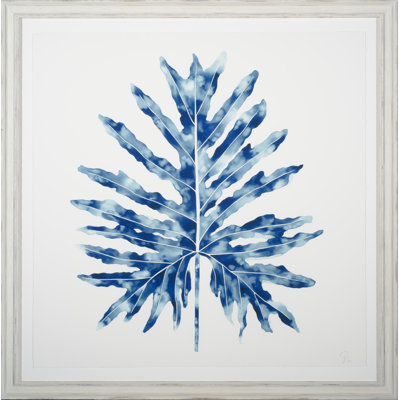 «Selloum Azul» par Jenny Kiker - peinture encadrée sur papier