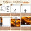 Murale auto-adhésive moderne pour la chambre à coucher Peel and Stick L 69 po x l 96 po avec impression volcanique magma volcanique chaude