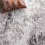 Tapis gris / gris foncé / blanc à tissage plat Rosa-881548529