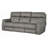 90'' Round Arm Reclining Sofa
