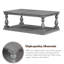 Table basse 45,2 "avec tablette-948897321
