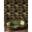 Rouleau de papier peint double art déco art déco noir et or-836484850