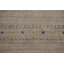 Tapis indien en laine fait à la main de style Gabbeh 5 x 8