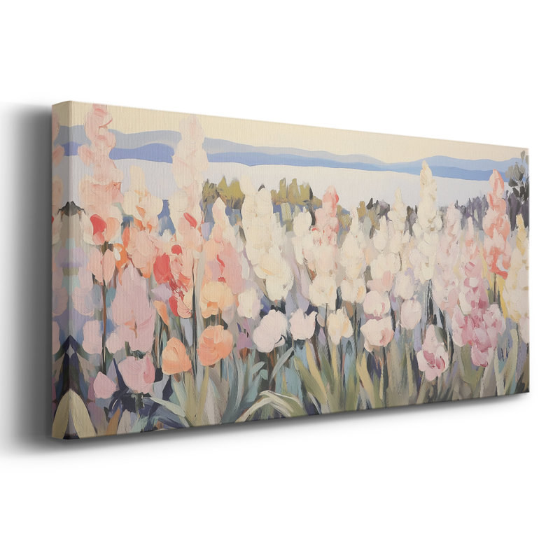 Botanical Series-CCXC III - Toile tendue avec châssis - Prêt à accrocher, H 20 po x l 50 po