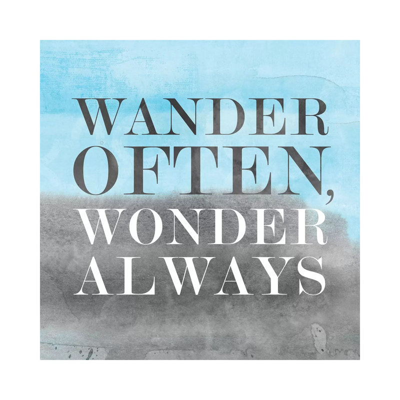 Wander Often, Wonder Always II by PI Studio - Wrapped Canvas Gallery-Wrapped Canvas Giclée, 66.04 cm H x 66.04 cm W