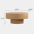 30.5'' Modern Drum Round Wooden Natural Coffee Table For Living Room&bedroom-1559526082