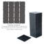 Carreaux de sol à emboîtement en PP - paquet de 44 tuiles de patio imperméables 12 po x 12 po-125177229