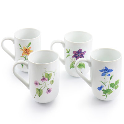 4 Piece Coffee Mug Set