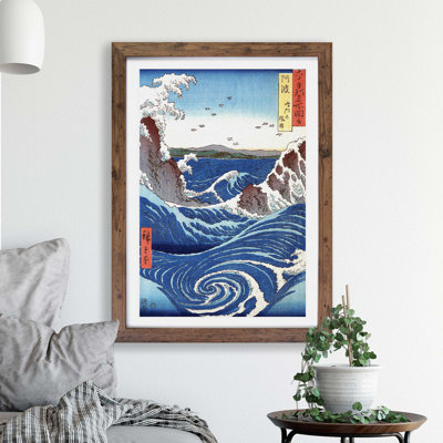 The Naruto Whirlpools - Framed Print