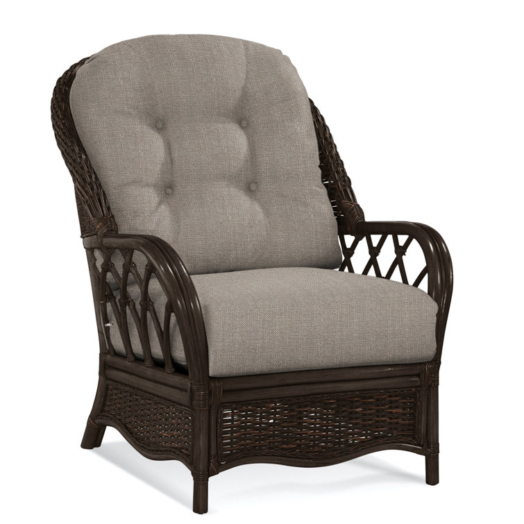Chaise avec accoudoirs en rotin Everglade