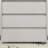 Six Drawer White Side Table