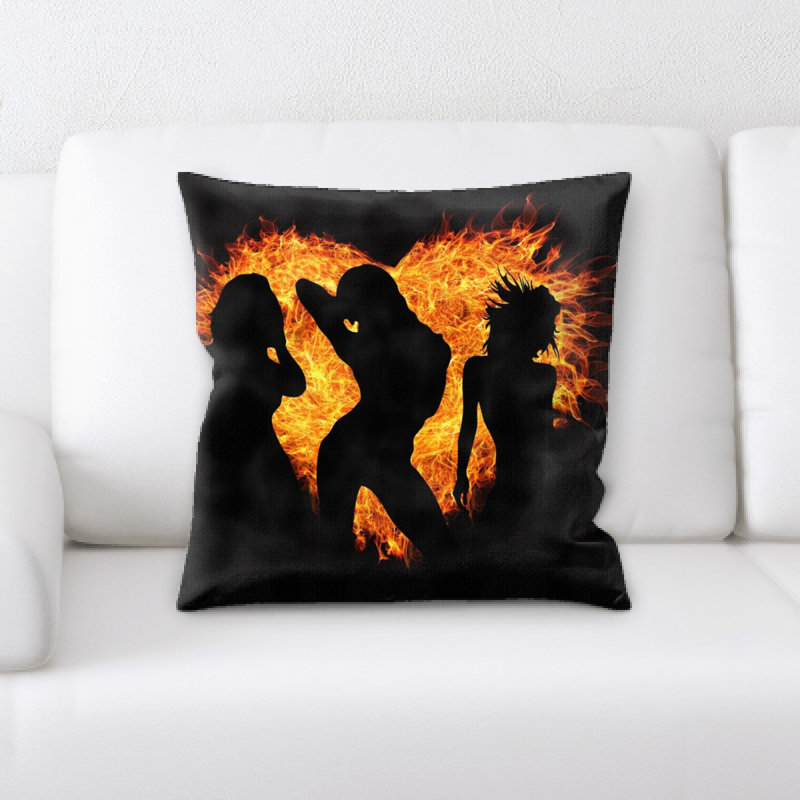 Coussin décoratif cardiaque
