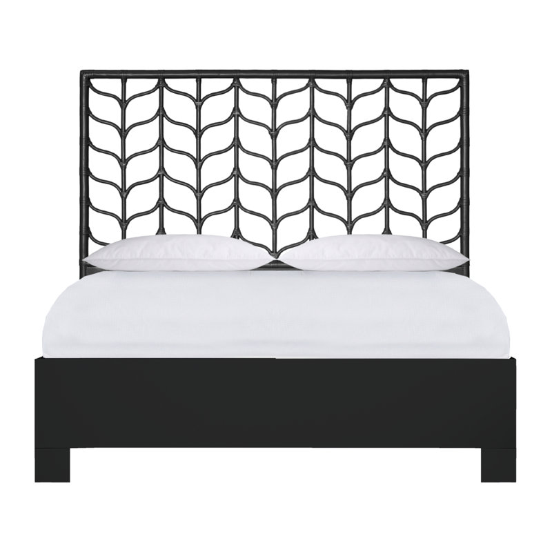 Lit plateforme Ivy, Grand, Noir