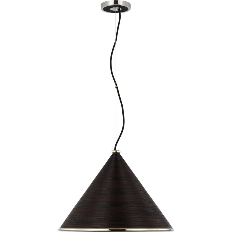 Suzanne Kasler Reine Large Pendant, Polished Nickel