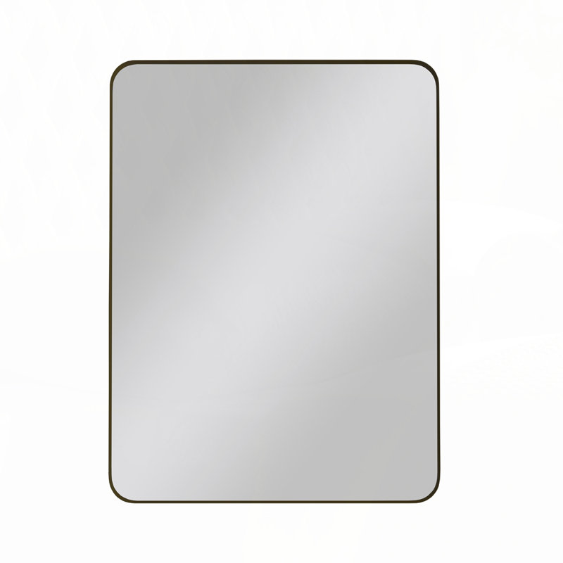 Rectangular Wall  Mirror Metal Framed, 40" x 30"