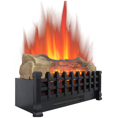 Foyer électrique encastrable 20 po, chauffage d'intérieur avec bûche 3D, certification UL, 1400 W de chaleur, 5000 pi, 400 pi² Pi. Zone de chauffage, effet de flamme réaliste, 4 réglages de luminosité, 1 à 9 heures de minutage,