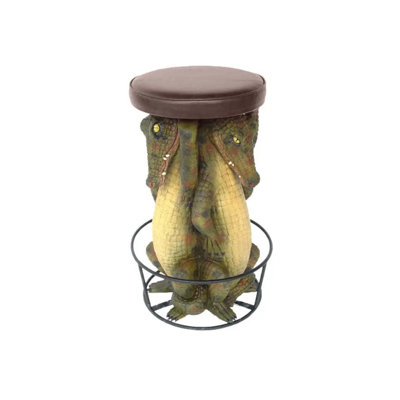 Crocodile Barstool Over Sized Statue