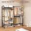 112.15cm Rolling Clothing Rack-1653387620