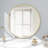 Bhagwanaram Aluminum Framed Round Wall Mirror-1128057860-1128057861