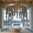 3-Light Mini Semi-Flush Mounted Ceiling Light for Foyer Hallway Stairwell Kitchen Gold with Black Wooden Beads-859271451