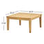 Table basse d'extérieur en teck Rosanne