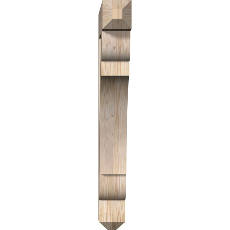 Support lisse pour artisan olympique, Sapin de Douglas, H 46 po x l 5,5 po x P 34 po