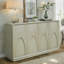 Buffet moderne de 59,69 po Alvayero - Portes arquées classiques en bois massif de 2 pouces avec une touche rétro-1392042051-1402027728