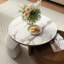 Extendable Pedestal Coffee Table with Storage