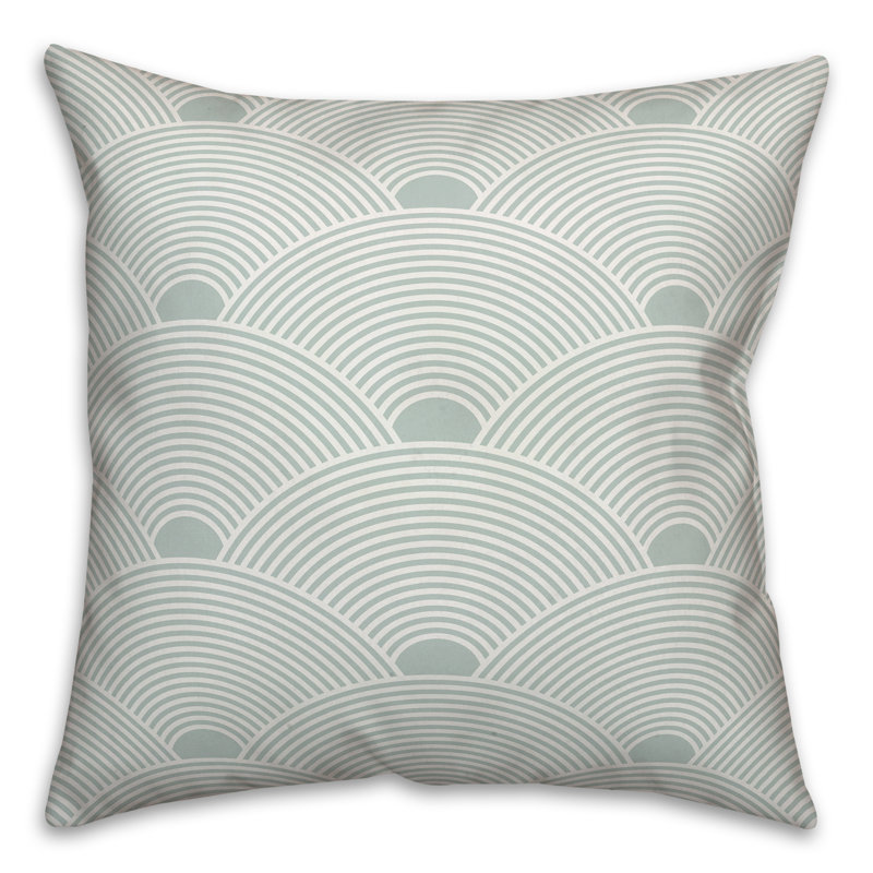  Housse de coussin décoratif en polyester / mélange de polyester, 16" x 16"