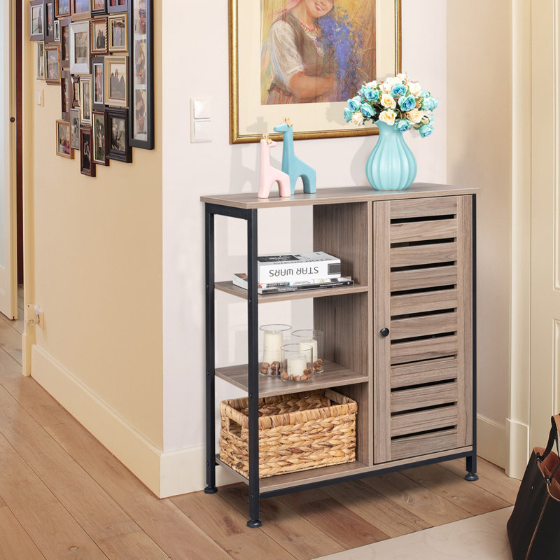 Amiel Steel 1 - Door Rectangle Accent Cabinet
