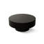 Table basse ronde en bois avec relief - base pour salon-2012249229
