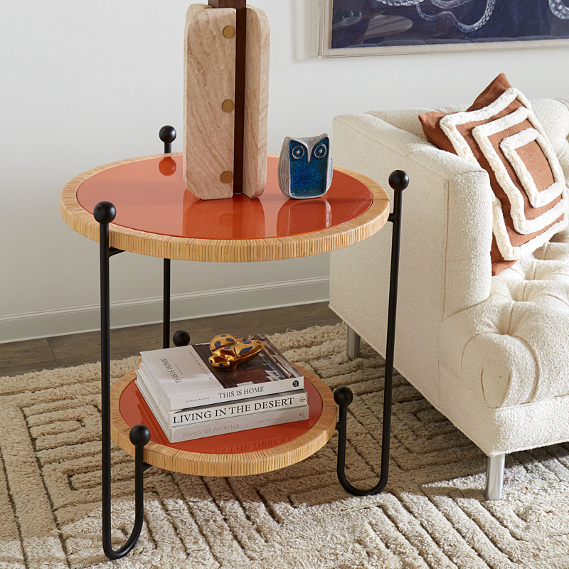 Table de bout avec rangement Wellington