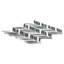 Nabi Alula 10x12 Chevron Crackled Glossy Glass Mosaic Tile-614599956