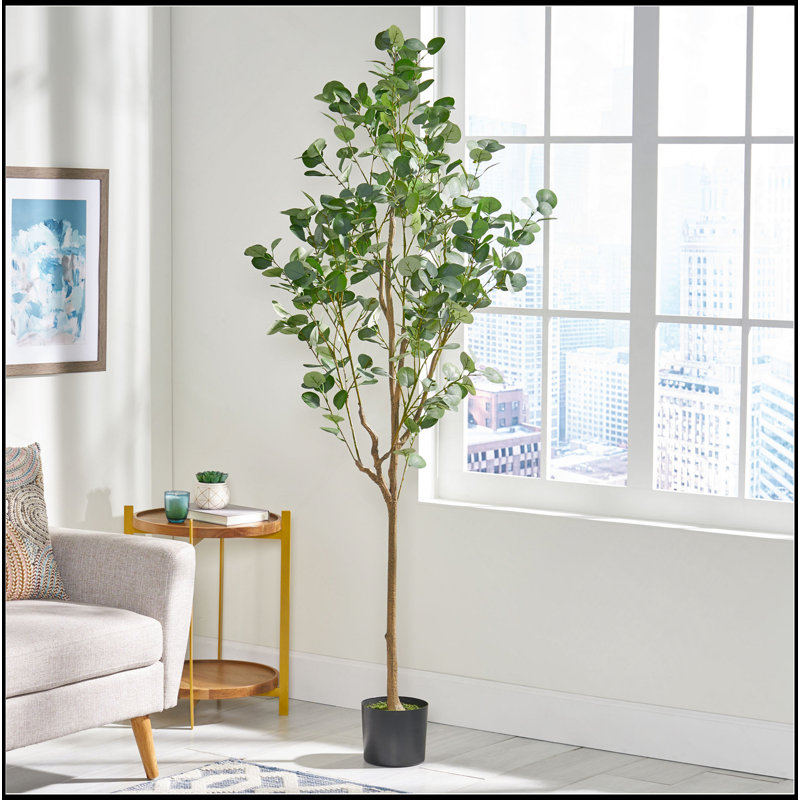 180CM ARTIFICIAL EUCALYPTUS TREE, 71" H x 31" W x27" D
