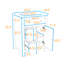 Meuble-lavabo avec lavabo en céramique, 2 tiroirs et tablette réglable-1142160294