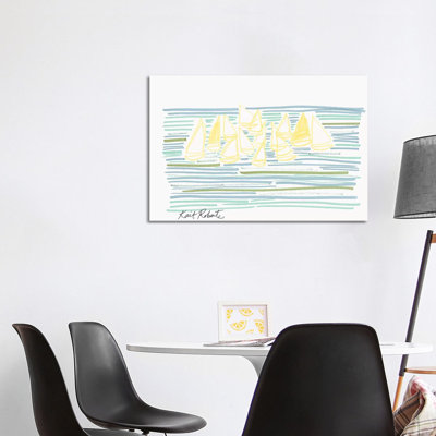 Sunday At Sea by Kait Roberts - Wrapped Canvas Gallery-Wrapped Canvas Giclée
