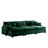 Versatile Oversized Cushioned Sofa With Multiple Ottomans For Various Uses-1433815319